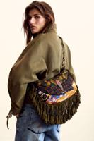 Schoudertas met franjes ontworpen door Mr. Christian Lacroix - GREEN - U