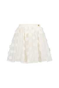 Le Chic Meisjes rok bloemen voile - Twilight - Off wit