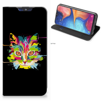 Samsung Galaxy A20e Magnet Case Cat Color