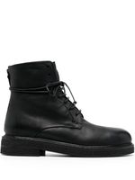 Marsèll 40mm zip-up leather boots - Noir - thumbnail