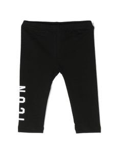 DSQUARED2 KIDS legging à logo imprimé - Noir