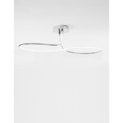 Lyora PlafondlampFungo krul chroom - 9357085