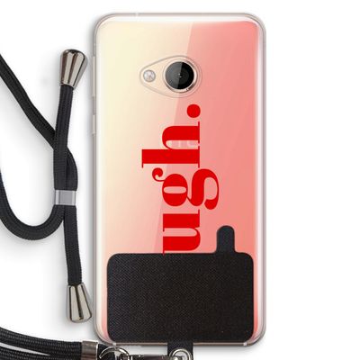 Ugh: HTC U Play Transparant Hoesje met koord