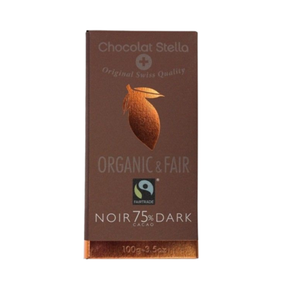 Chocolate Stella Pure chocolade 75% 100 gram