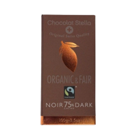 Chocolate Stella Pure chocolade 75% 100 gram