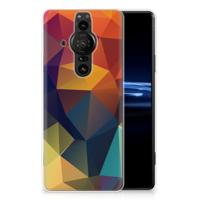 Sony Xperia Pro-I | TPU Hoesje | Polygon Color
