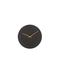 J-Line klok Rond - metaal - zwart - S - Ø 37 cm