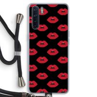 Lips: Oppo A91 Transparant Hoesje met koord