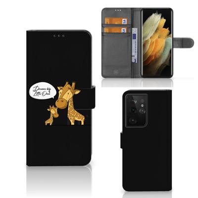 Samsung Galaxy S21 Ultra Leuk Hoesje Giraffe Samsung Galaxy S21 Ultra Leuk Hoesje Giraffe