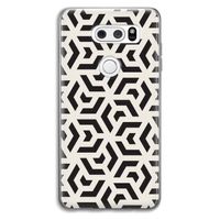 Crazy pattern: LG V30 Transparant Hoesje