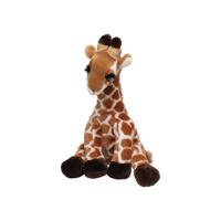 Pluche Afrikaanse Giraffe knuffel - 30 cm - knuffeldier - wilde dieren - speelgoed - kinderen