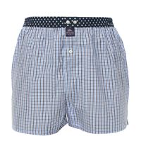 Mc Alson Boxer met binnenbroek blauw ruit