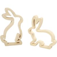 Creativ Company Paashazen, h: 14 cm, d: 2 cm, b: 13 cm, 2 stuk/ 1 doos