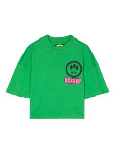 Barrow kids haut crop à logo imprimé - Vert