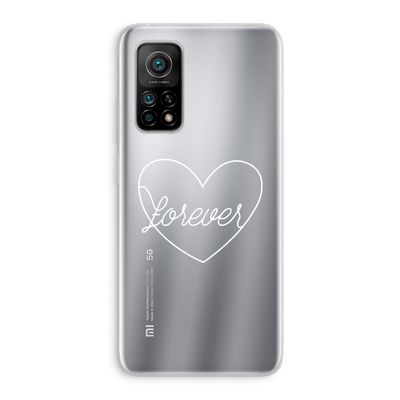 Forever heart pastel: Xiaomi Mi 10T 5G Transparant Hoesje