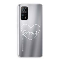 Forever heart pastel: Xiaomi Mi 10T 5G Transparant Hoesje