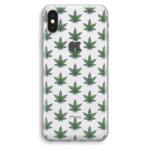 Weed: iPhone XS Max Transparant Hoesje
