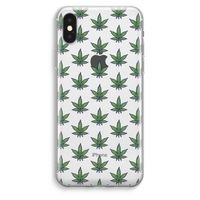 Weed: iPhone XS Max Transparant Hoesje