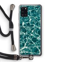 Weerkaatsing water: Samsung Galaxy A31 Transparant Hoesje met koord