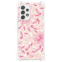 Samsung Galaxy A53 5G Case Pink Flowers