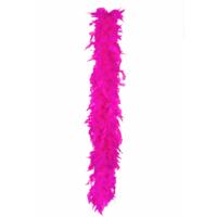 Boa - donkerroze - 180 cm - 75 grams - veren - brandveilig - verkleedaccessoires