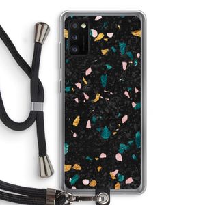 Terrazzo N°10: Samsung Galaxy A41 Transparant Hoesje met koord