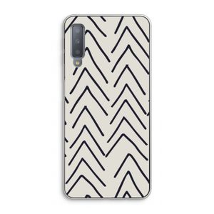 Marrakech Arrows: Samsung Galaxy A7 (2018) Transparant Hoesje