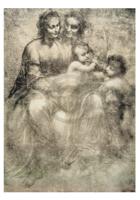 Kunstdruk Leonardo Da Vinci - La vergine 35x50cm