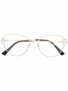 Moschino Eyewear lunettes de vue à monture ronde - Or