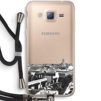 Marrakech Skyline : Samsung Galaxy J3 (2016) Transparant Hoesje met koord