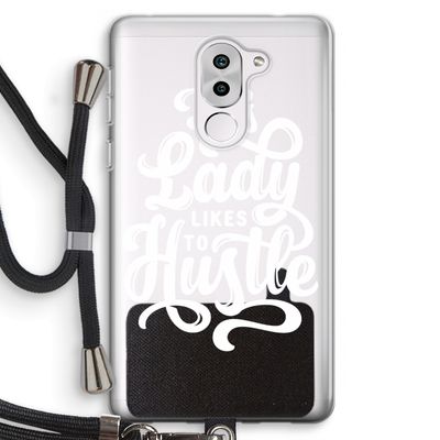 Hustle Lady: Honor 6X Transparant Hoesje met koord