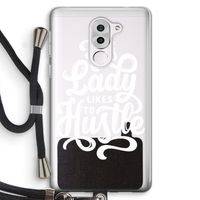 Hustle Lady: Honor 6X Transparant Hoesje met koord