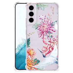 Samsung Galaxy S22 Case Anti-shock Bird Flowers