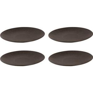 Palmer Bord coupe Ruston 27 cm Bruin Stoneware 4 stuks