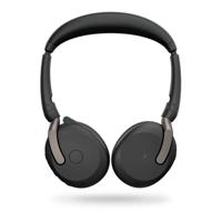 Jabra Evolve2 65 Flex Headset Bedraad en draadloos Hoofdband Kantoor/callcenter Bluetooth Zwart