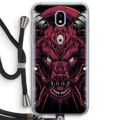 Hell Hound and Serpents: Samsung Galaxy J5 (2017) Transparant Hoesje met koord