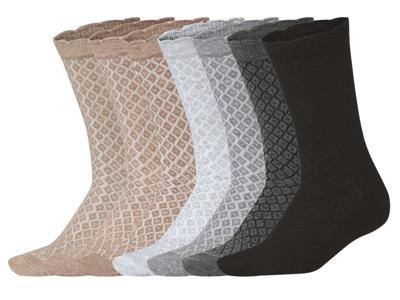 esmara 7 Paar dames sokken (Grijs, 39-42)