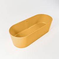 Vrijstaand bad Mondiaz Noble | 180x75 cm | Solid surface | Ovaal | Ocher