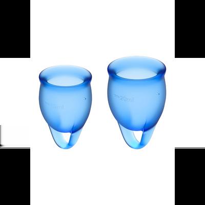 Satisfyer Voel je Zeker - Menstruatiecup - Donkerblauw