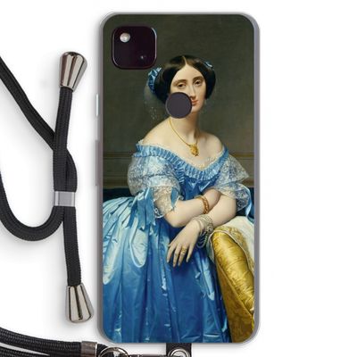 Eleonore: Pixel 4a 5G Transparant Hoesje met koord