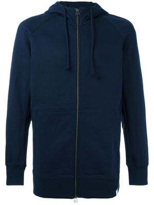 adidas sweat zippé à capuche - Bleu