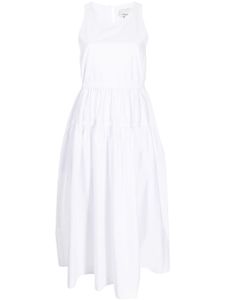 3.1 Phillip Lim robe ceinturée à design sans manches - Blanc