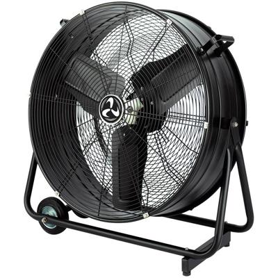 CasaFan DF800 Eco IP54 SL Vloerventilator 123 W (Ø x h) 88 cm x 92 cm Zwart (mat) Zwenkbaar