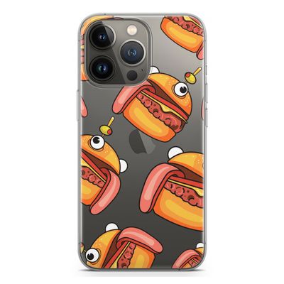 Hamburger: iPhone 13 Pro Transparant Hoesje