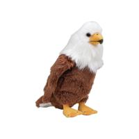 Nature Planet Amerikaanse zeearend - bruin - 20 cm - pluche dieren knuffels - Roofvogels