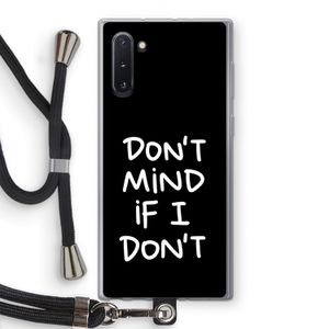 Don't Mind: Samsung Galaxy Note 10 Transparant Hoesje met koord