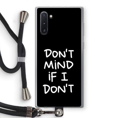 Don't Mind: Samsung Galaxy Note 10 Transparant Hoesje met koord