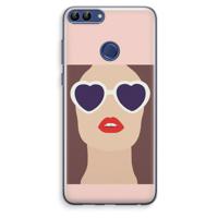 Red lips: Huawei P Smart (2018) Transparant Hoesje - thumbnail