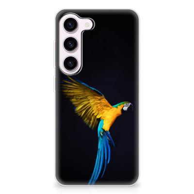 Samsung Galaxy S23 | TPU Hoesje | Papegaai