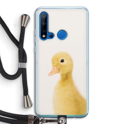 Duke: Huawei P20 Lite (2019) Transparant Hoesje met koord